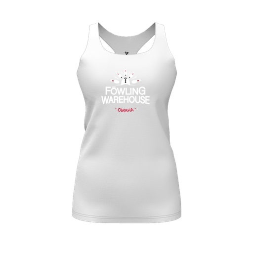[FT0TRBWH-FYS-LOGO1] Decker Racerback Tank Top (Female Youth S, White, Logo 1)