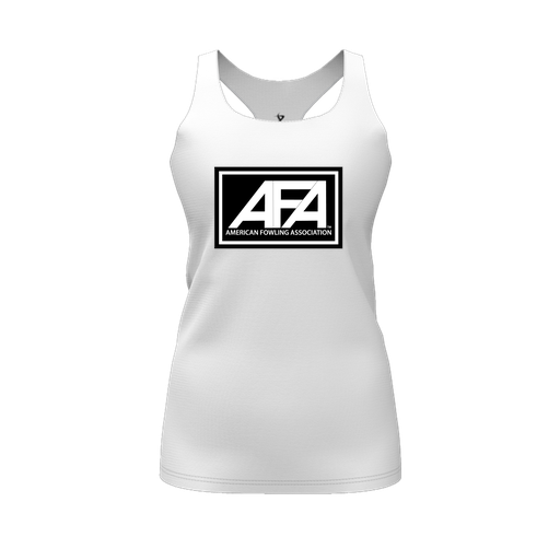 [FT0TRBWH-FYS-LOGO2] Decker Racerback Tank Top (Female Youth S, White, Logo 2)