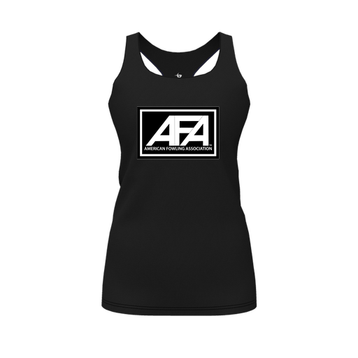 [FT0TRBBK-FYS-LOGO2] Decker Racerback Tank Top (Female Youth S, Black, Logo 2)