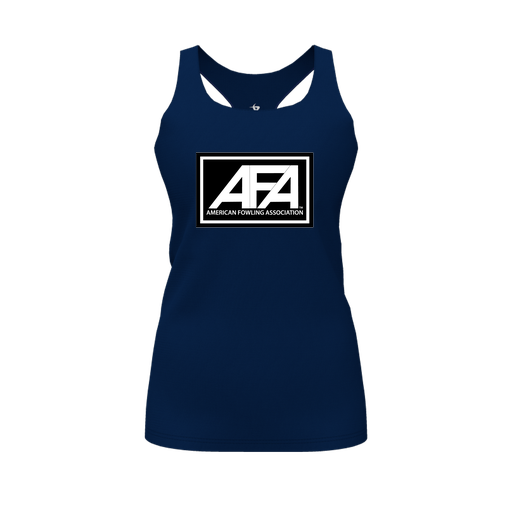 [FT0TRBNV-FYS-LOGO2] Decker Racerback Tank Top (Female Youth S, Navy, Logo 2)