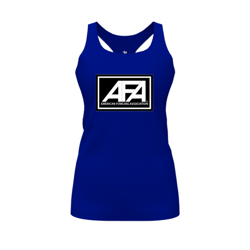 [FT0TRBRY-FYS-LOGO2] Decker Racerback Tank Top (Female Youth S, Royal, Logo 2)