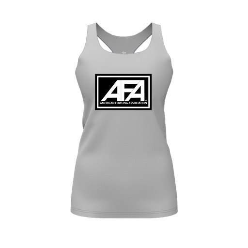 [FT0TRBGY-FYS-LOGO2] Decker Racerback Tank Top (Female Youth S, Gray, Logo 2)