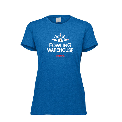 [FTSCUBRY-FAXS-LOGO1] Decker Women's Tri-Blend T-Shirt - Short Sleeve (Female Adult XS, Royal, Logo 1)