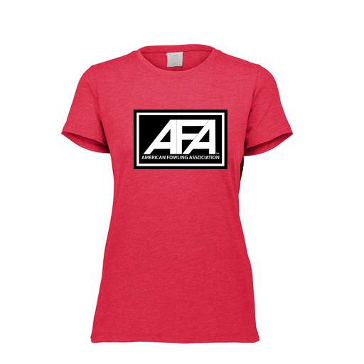 [FTSCUBRD-FAXS-LOGO2] Decker Women's Tri-Blend T-Shirt - Short Sleeve (Female Adult XS, Red, Logo 2)