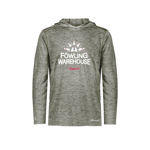 [FOLHCGGY-AS-LOGO1] Decker Men's Charge Hoodie (Adult S, Gray, Logo 1)