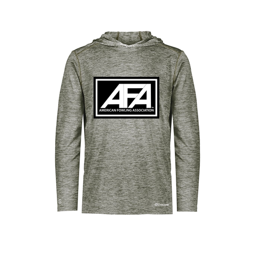 [FOLHCGGY-AS-LOGO2] Decker Men's Charge Hoodie (Adult S, Gray, Logo 2)