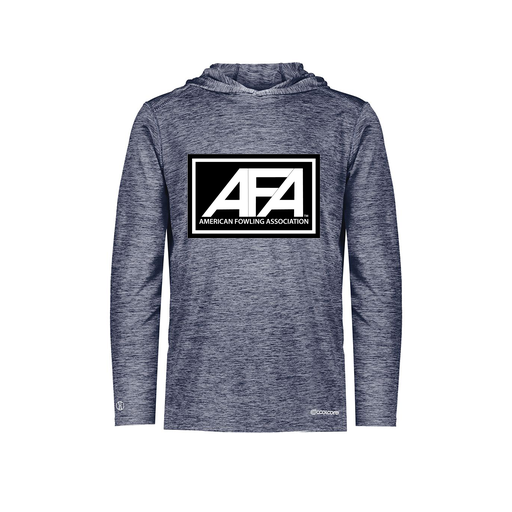 [FOLHCGNV-YS-LOGO2] Decker Youth Charge Hoodie (Youth S, Navy, Logo 2)