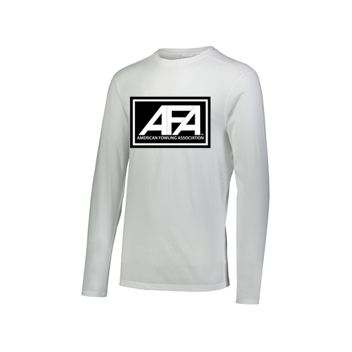 [FTLCUBWH-AXS-LOGO2] Decker Men's Tri-Blend T-Shirt - Long Sleeve (Adult XS, White, Logo 2)