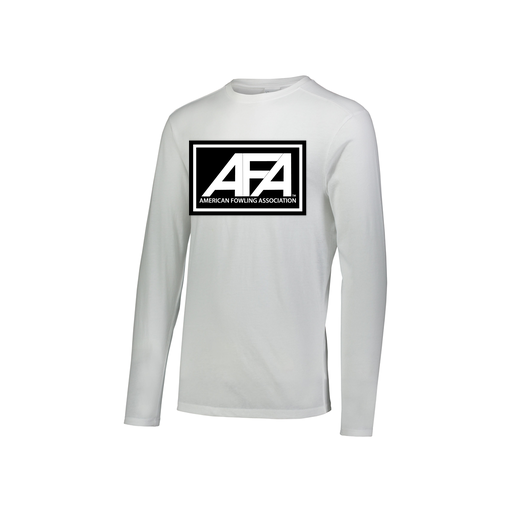 [FTLCUBWH-YS-LOGO2] Decker Youth Tri-Blend T-Shirt - Long Sleeve (Youth S, White, Logo 2)